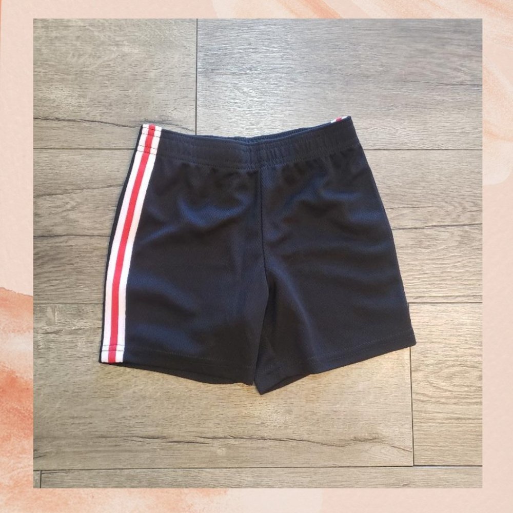 NWOT Toddler Boy's Black Pull-On Athletic Shorts